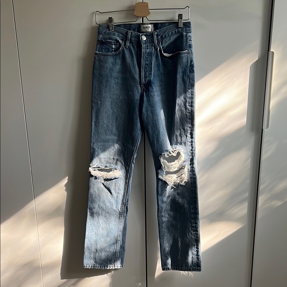 AGOLDE Lana Blue Jeans, size 26 - Picture 6 of 13